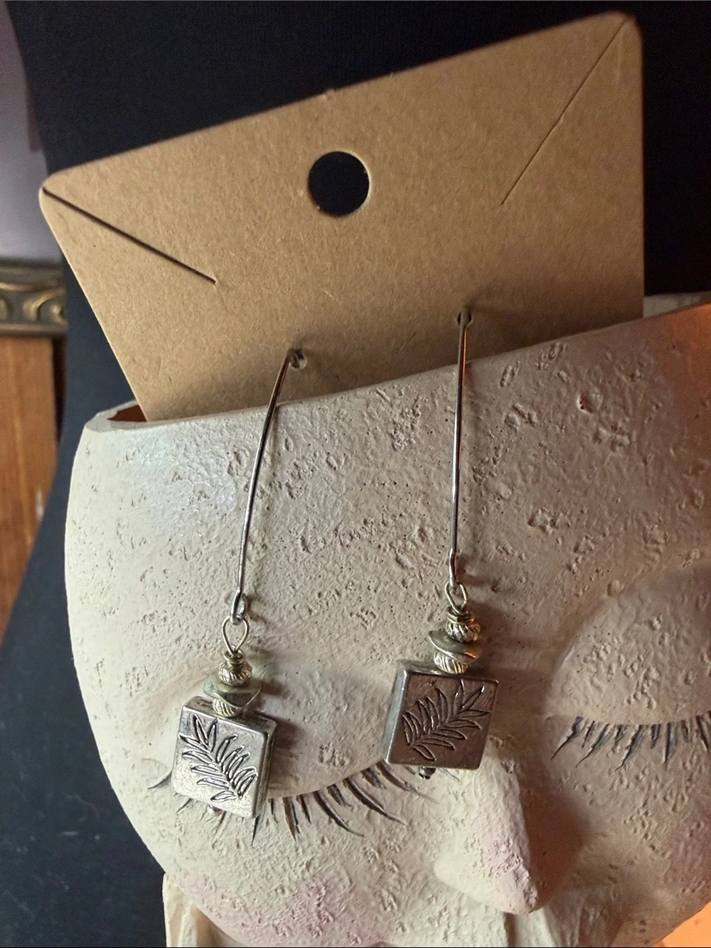 fern leaf earrings